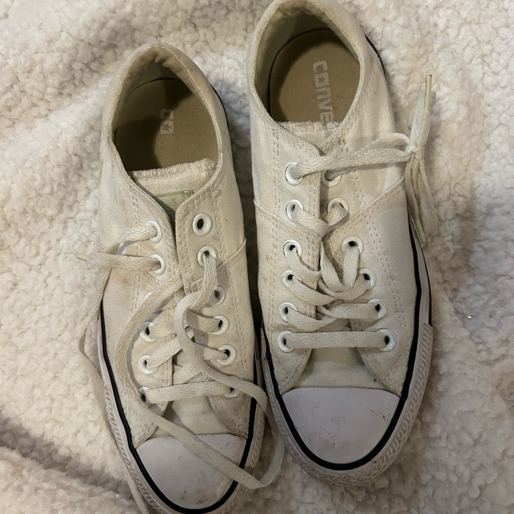 low rise mint green converse